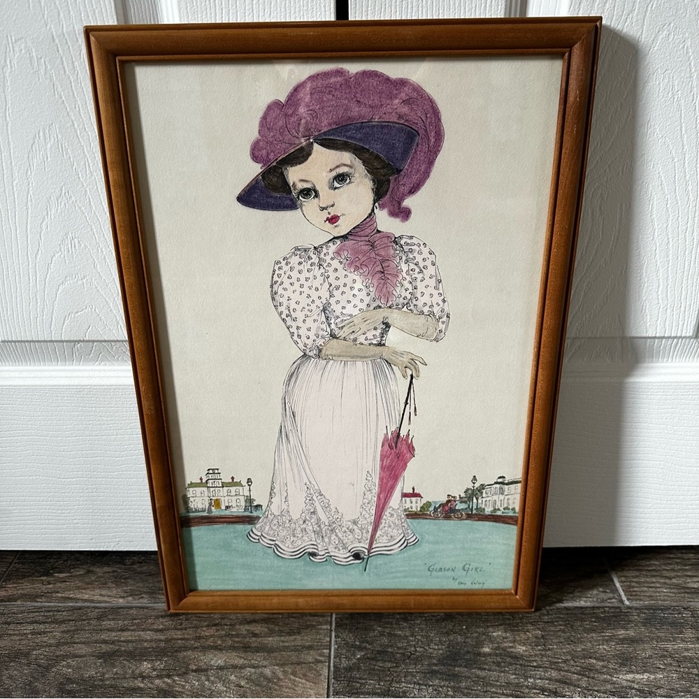 Ellen Nelson Gibson Girl Print